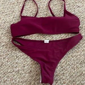 Shein women’s 2 piece bathing suit-small